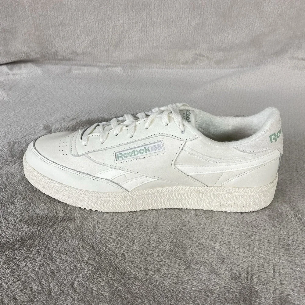 Reebok Club C Revenge Shoes Mens Size 11 Chalk Green Leather Sneaker NEW